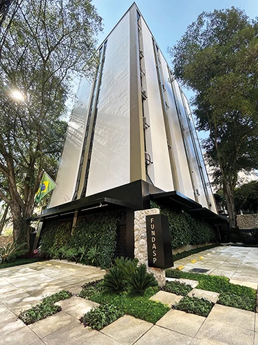 Fachada da Fundação São Paulo