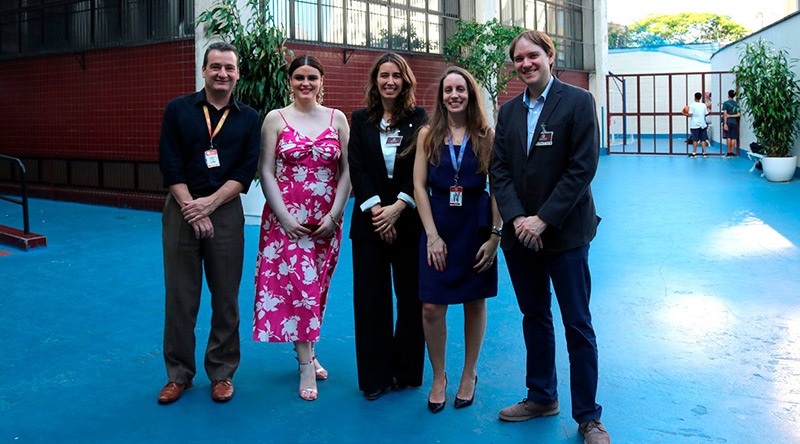 Rebeca Ciorniavei (IRO) e a Reitoria do Centro Universitário Assunção receberam o Prof. Ignacio Roche da <em>Universidad Católica del Uruguay</em> (UCU) e a Milagros Zuviría da <em>Universidad Católica de Córdoba</em> (UCC) – Setembro de 2029