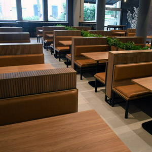Novo espaço para refeições no Campus Monte Alegre.