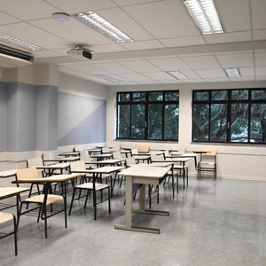 Reforma de salas de aula no campus Monte Alegre