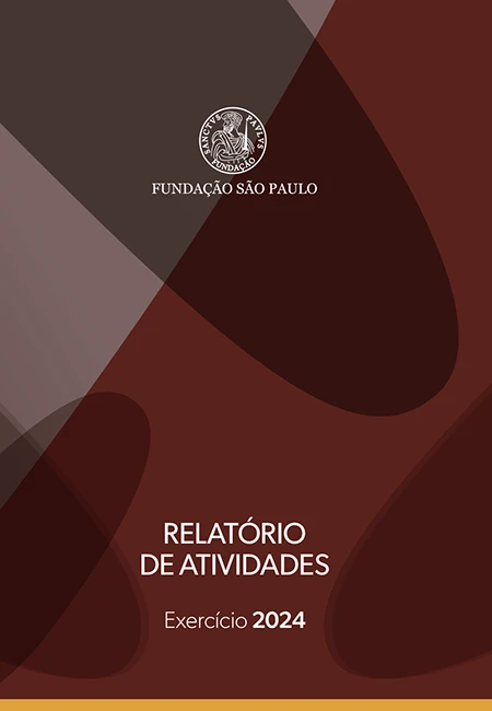 Capa do Relatório de Atividades da Fundação São Paulo 2024