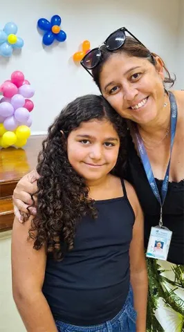 mulher e menina