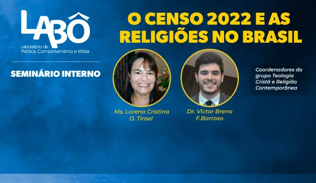 Evento online LABÔ: o censo 2022 e as religiões no Brasil
