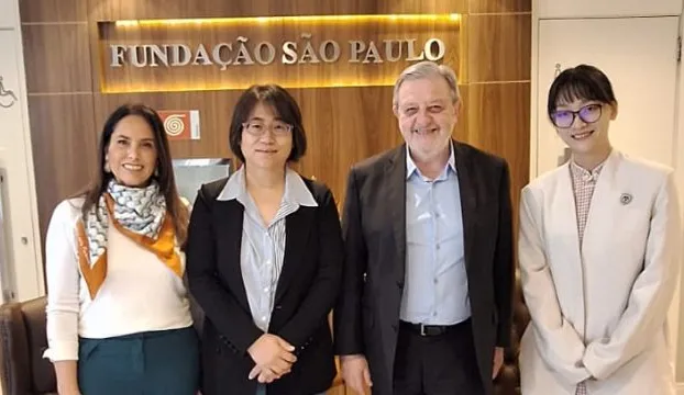 FUNDASP recebe visita de representantes de universidade chinesa